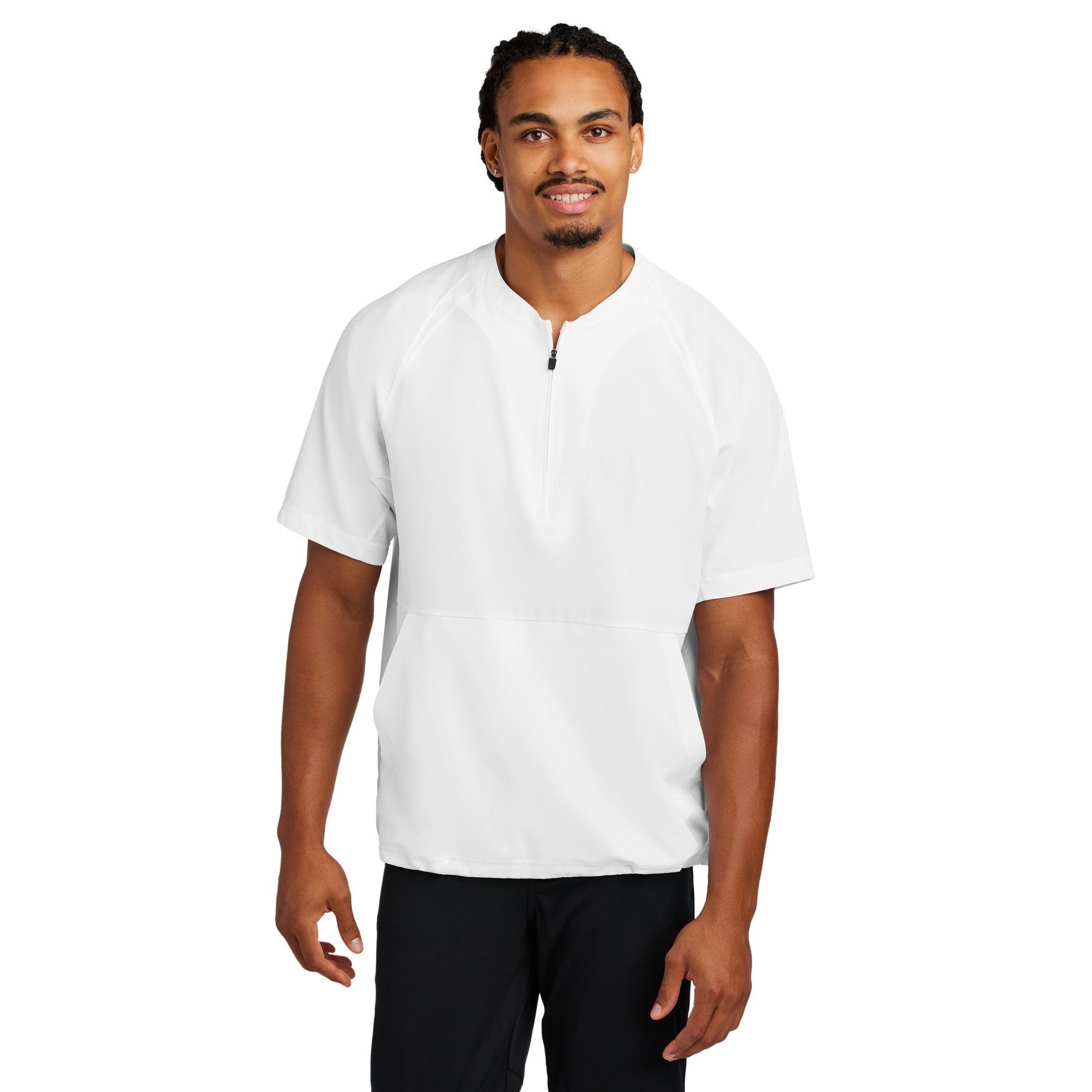 Sport-Tek-Sport-Tek® Repeat 1/2-Zip Short Sleeve Jacket JST489-MedTech-7